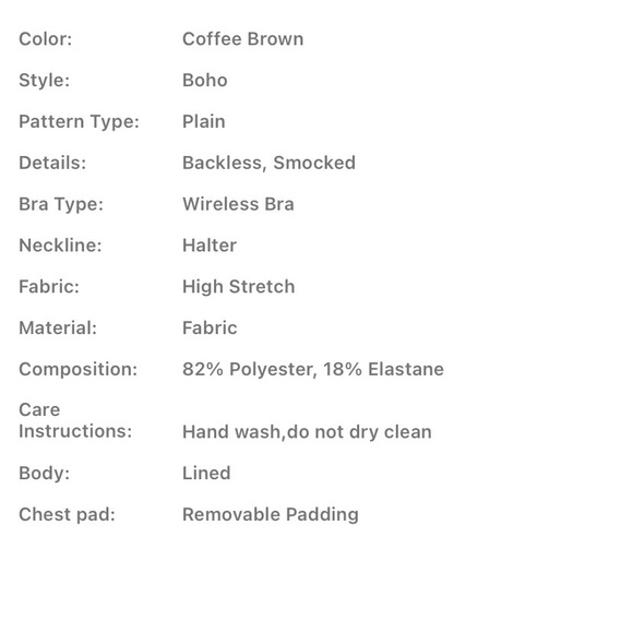 Smocked Halter Monokini One Piece Bathing Suit - Picture 8 of 8